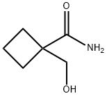 1-(羟甲基)环丁基甲酰胺 结构式