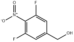 3,5-二氟-4-硝基苯甲醇 结构式