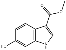 6-羟基 1H-吲哚-3-羧酸甲酯 结构式