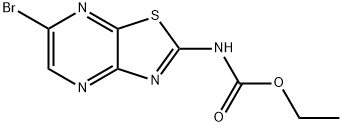 Ethyl (6-broMothiazolo[4,5-b]pyrazin-2-yl)carbaMate 结构式