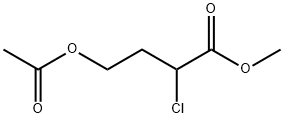 Butanoic acid, 4-(acetyloxy)-2-chloro-, methyl ester (9CI) 结构式