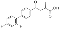 4-(2',4'-二氟-[1,1'-联苯]-4-基)-2-甲基-4-氧代丁酸 结构式