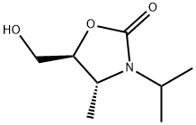 2-Oxazolidinone,5-(hydroxymethyl)-4-methyl-3-(1-methylethyl)-,(4R-trans)-(9CI) 结构式