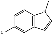 5-氯-1-甲基-1H-吲哚 结构式