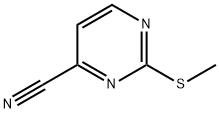 2-(甲基硫代)-4-嘧啶甲腈 结构式