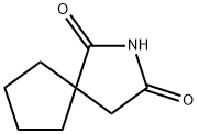 2-氮杂螺[4.4]壬烷-1,3-二酮 结构式