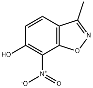 6-羟基-3-甲基-7-硝基-1,2-苯异唑 结构式
