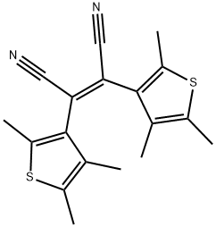 顺-1,2-二氰基-1,2-双(2,4,5三甲基-3-噻吩)乙烯 结构式