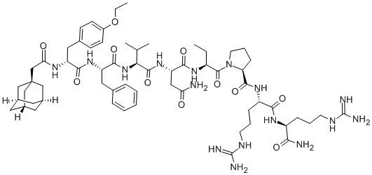 1-ADAMANTANEACETYL-D-TYR[O-ETHYL]-PHE-VAL-ASN-ABU-PRO-ARG-ARG-NH2