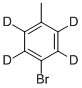 对溴甲苯-D4 结构式