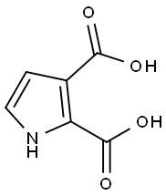 1H-吡咯-2,3-二甲酸 结构式