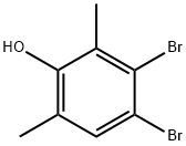 3,4-Dibromo-2,6-dimethylphenol 结构式