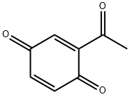 2-乙酰-1,4-苯醌 结构式