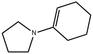 1-吡咯烷-1-环己烯 结构式
