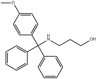 3-(MONOMETHOXYTRITYLAMINO)PROPAN-1-OL 结构式
