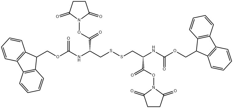 (Fmoc-Cys-OSu)2, (Disulfide bond) 结构式