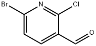 6-溴-2-氯烟醛 结构式