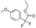 Difluoro-(4-Methoxy-phenyl)-acetic acid ethyl ester 结构式