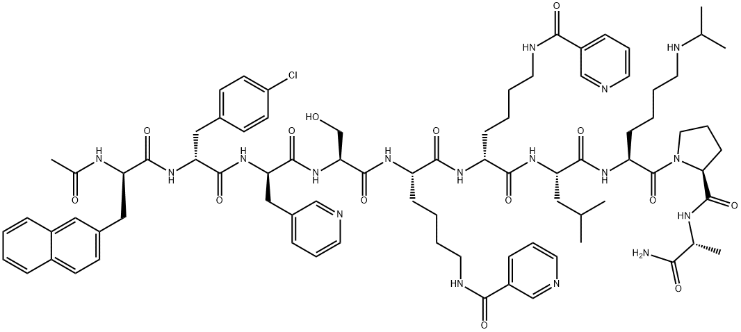 醋酸安替肽 结构式
