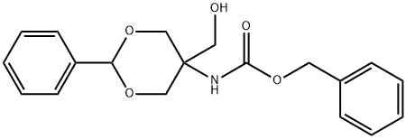 N-[5-(HydroxyMethyl)-2-phenyl-1,3-dioxan-5-yl]-carbaMic Acid Benzyl Ester 结构式