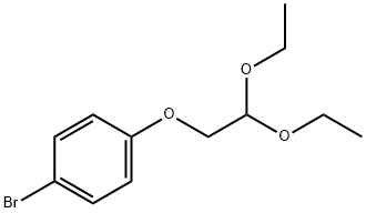 4-溴苯氧基乙醛二乙缩醇 结构式