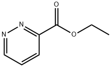 哒嗪-3-羧酸乙酯 结构式