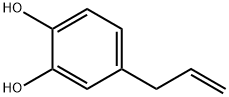 4-烯丙基邻苯二酚 结构式