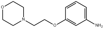 3-(2-吗啉-4-基乙氧基)苯胺 结构式