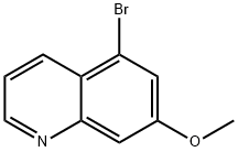5-溴-7-甲氧基喹啉 结构式