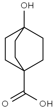 4-羟基-二环【2,2,2】辛烷-1羧酸 结构式