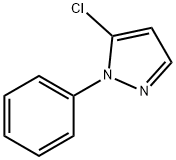 5-氯-1-苯基-1H-吡唑 结构式