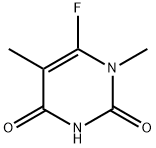 1-METHYL-6-FLUOROTHYMINE 结构式