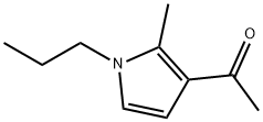 Ethanone, 1-(2-methyl-1-propyl-1H-pyrrol-3-yl)- (9CI) 结构式