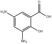 3,5-二氨基水杨酸 结构式