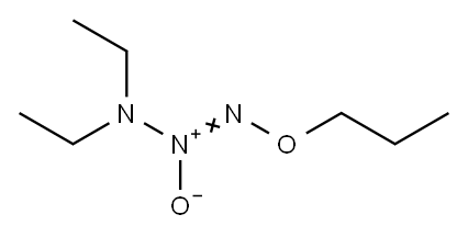 1-Propoxy-3,3-diethyltriazene 2-oxide 结构式