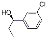 (1R)-1-(3-氯苯基)丙烷-1-醇 结构式