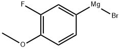 3-氟-4-甲氧基苯基溴化镁 结构式
