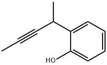 Phenol, o-(1-methyl-2-butynyl)- 结构式