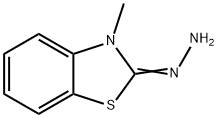 3-甲基-2-苯并噻唑酮腙 结构式