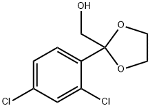 [2-(2,4-DICHLOROPHENYL)-[1,3]DIOXOLAN-2-YL]METHANOL 结构式