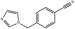 4-(1H-咪唑-1-基甲基)苯腈 结构式