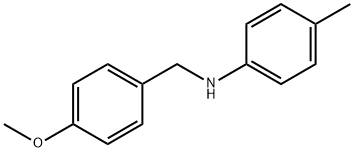 N-(4-甲氧基苄基)-4-甲基苯胺 结构式