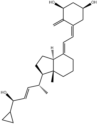 24R-卡泊三醇 结构式