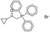 (2-Cyclopropyl-2-oxoethyl)triphenyl-phosphoniuM BroMide 结构式