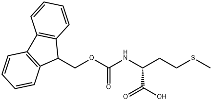 Fmoc-D-蛋氨酸 结构式