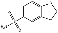 2,3-二氢-1-苯并呋喃-5-磺酰胺 结构式