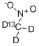硝基甲烷-13C-D3 结构式