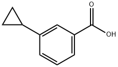 3-环丙基苯甲酸 结构式