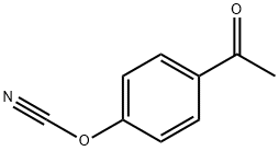 Cyanic acid, 4-acetylphenyl ester (9CI) 结构式