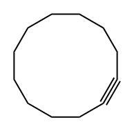 cyclododecyne 结构式